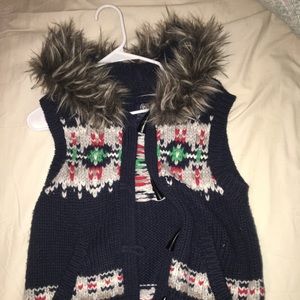 American eagle knitted vest